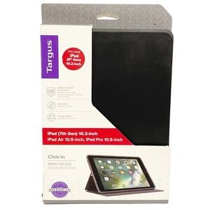 Targus‎ Click-in case iPad 7th Gen Black 10.2-inch Case NEW Apple